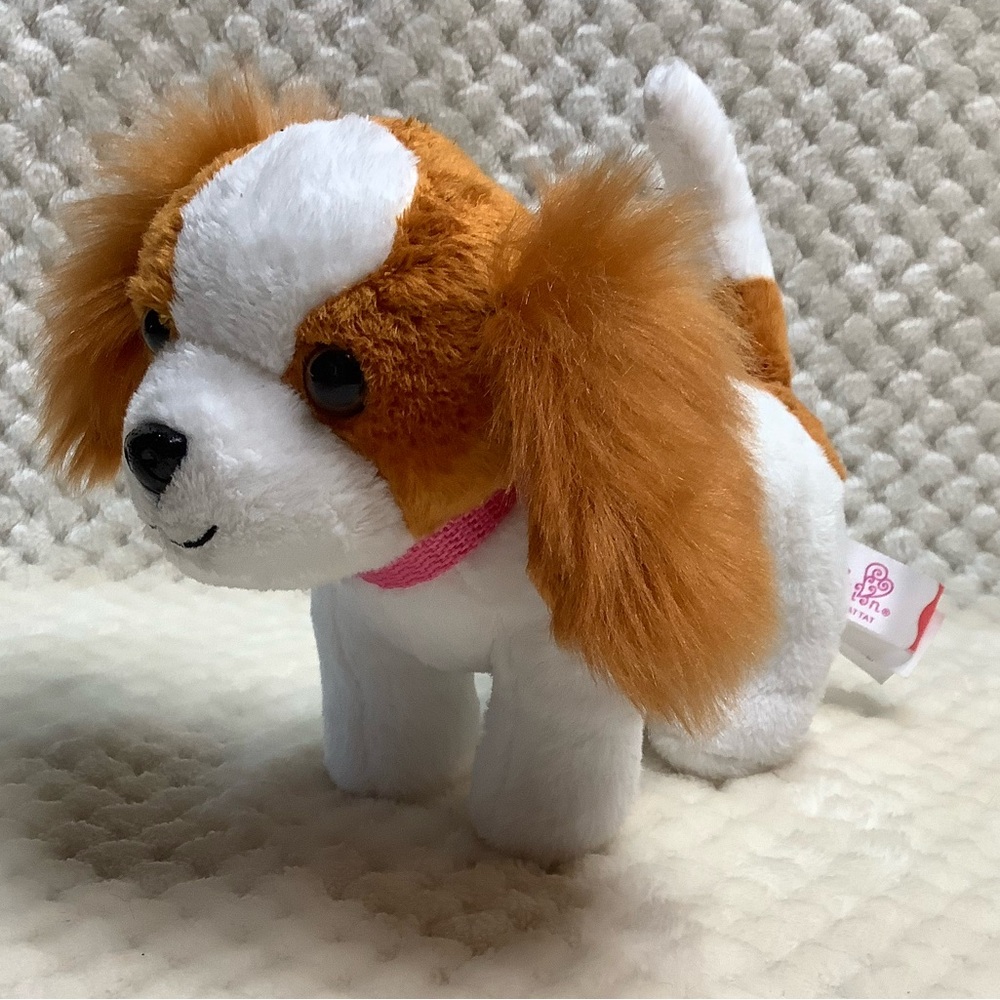 BATTAT Our Generation Plush King Charles Spaniel Dog Posable Stuffed Animal